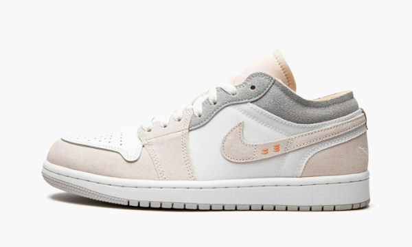 Air Jordan 1 Low GS Inside Out Cream White Light Grey 