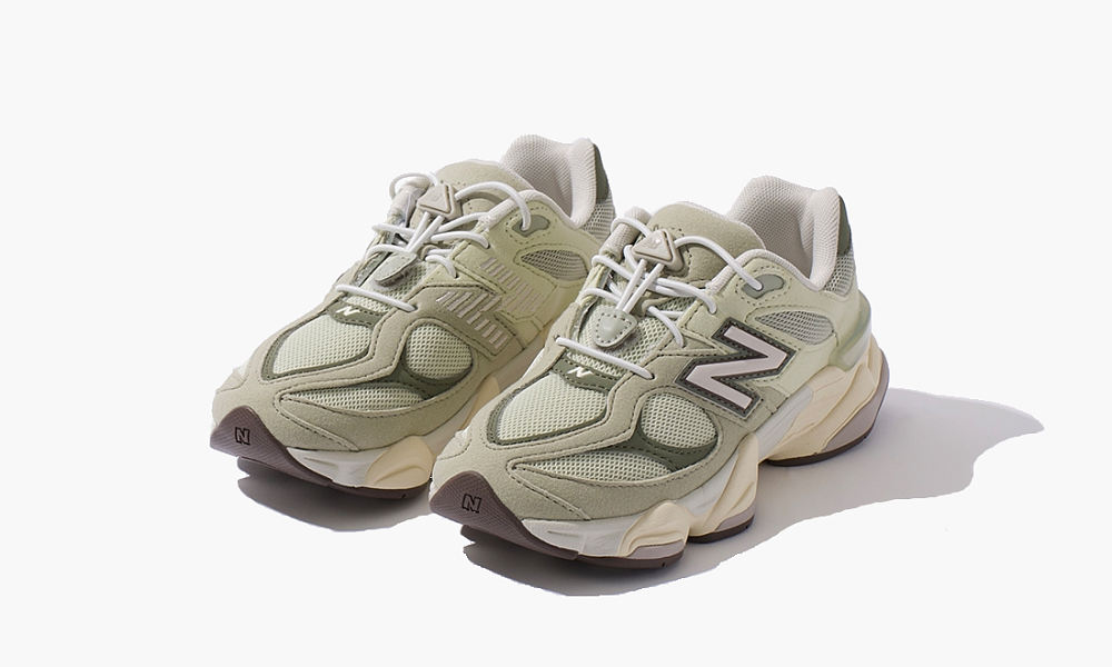 New Balance 9060 Little Kid Olivine Lace Toggle
