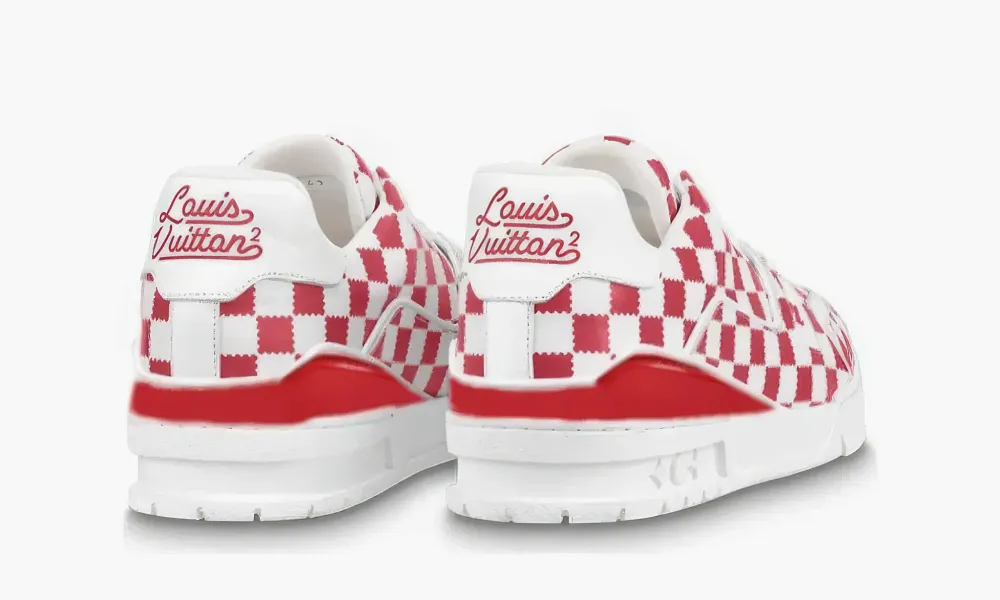 Nigo X Louis Vuitton Trainer Red White Damier