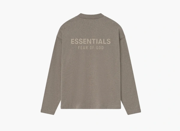 Fear of God Fear of God Essentials Classic Fit Long-Sleeve Tee Homestead Heather 