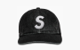 Supreme Cordura Denim S Logo 6-Panel "Black" 