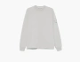 Stone Island Crewneck Sweatshirt with Ribbed Details Dusty Grey 
