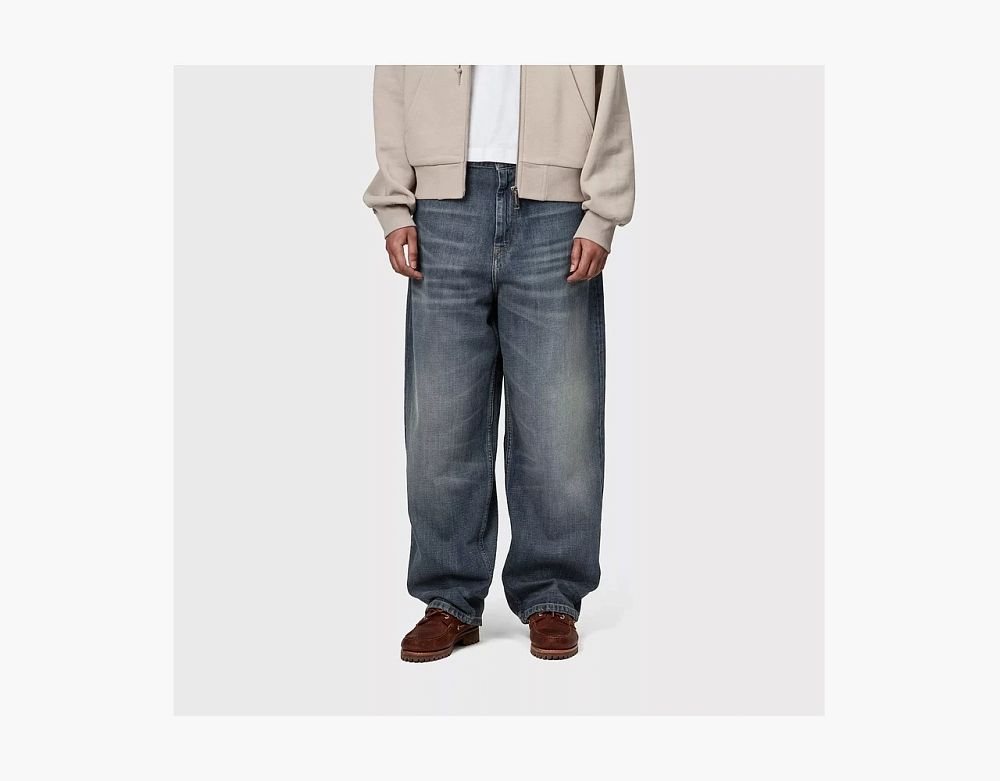 Carhartt WIP Brandon Wide Jeans Washed Blue