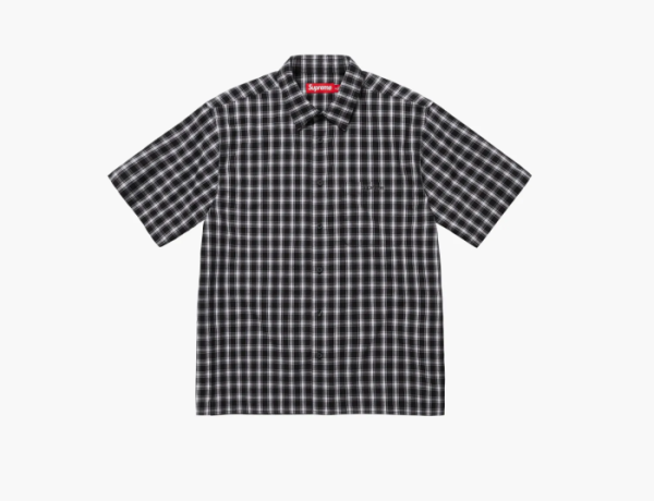 Supreme Mini Plaid S/S Shirt Black 