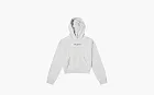 Sporty & Rich Sport Cropped Hoodie Heather Grey