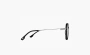 Gentle Monster Plastic Eyeglass Frame Irregular Shape Unisex Black 