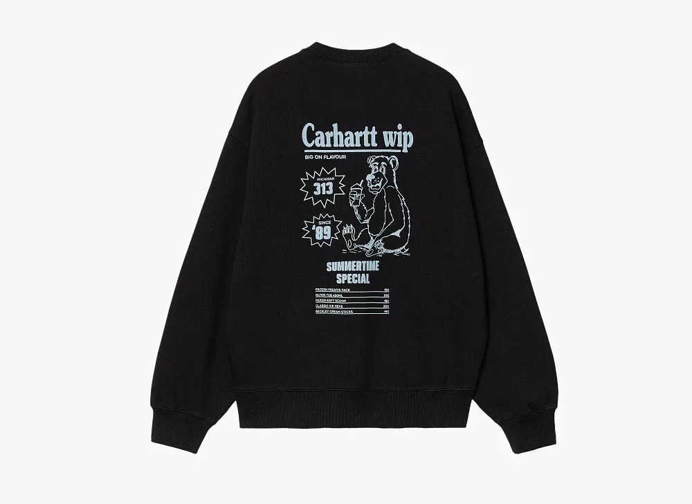 Carhartt WIP Catalogue Sweatshirt Black