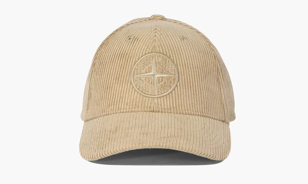 Stone Island Compass Baseball Cap Beige