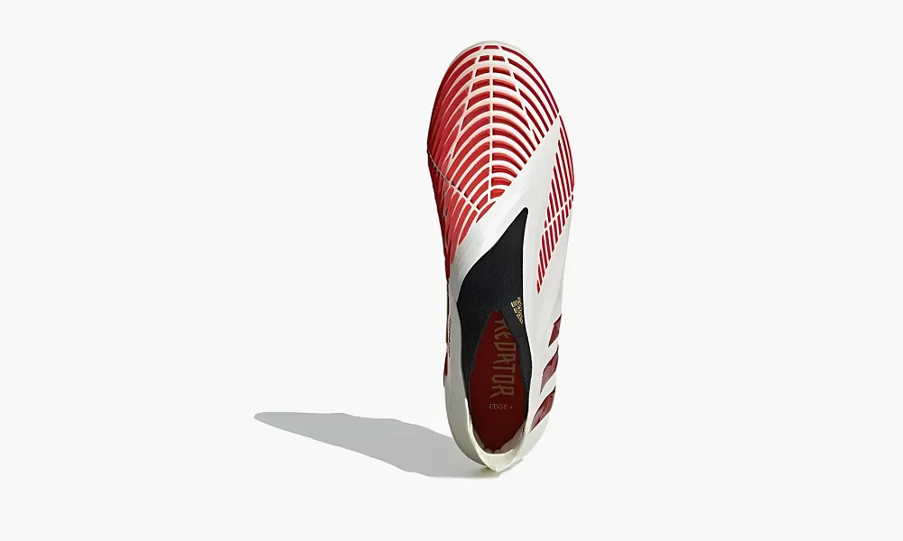 Adidas Predator Edge + Fg White Hi-res Red