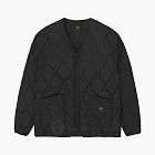 Carhartt WIP Quilted Liner Jacket Black Back Logo