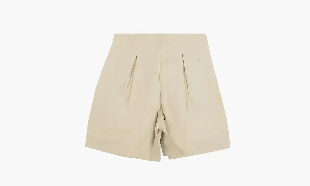 RHUDE Pleated Shorts Natural