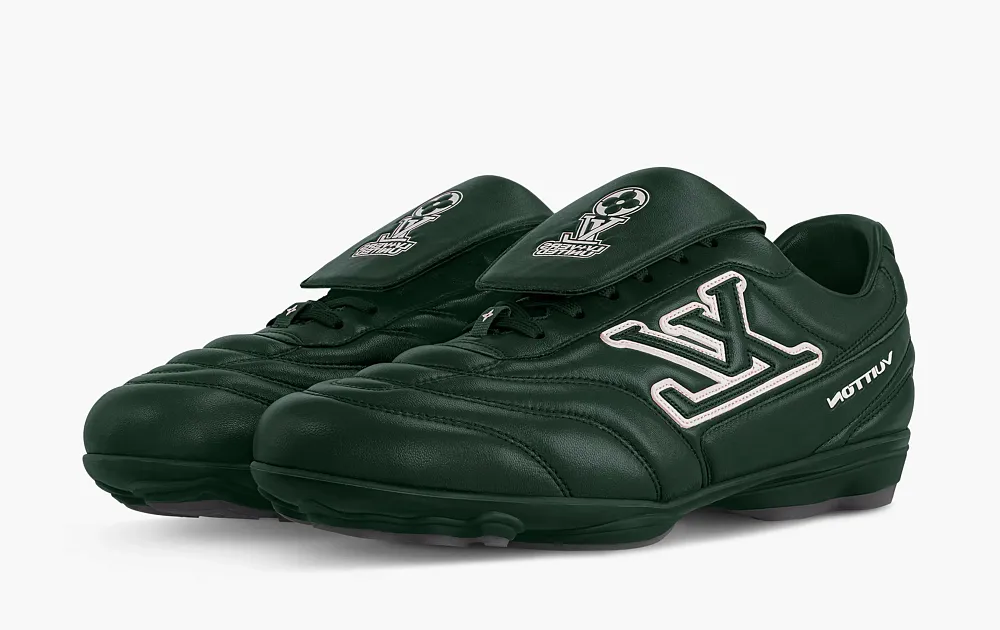 Louis Vuitton Footprint Soccer Sneakers Green
