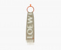 Loewe Scarf In Wool and Mohair "Khaki Green/White" 