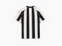 Adidas Originals Striped  Jersey T-Shirt  Wonder White / Black 