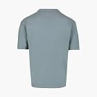C.P. Company Short-Sleeved Knitted T-Shirt Dusty Blue