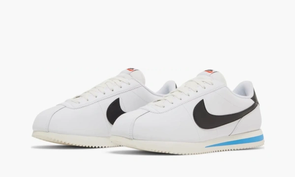 Nike Cortez White Black Blue 