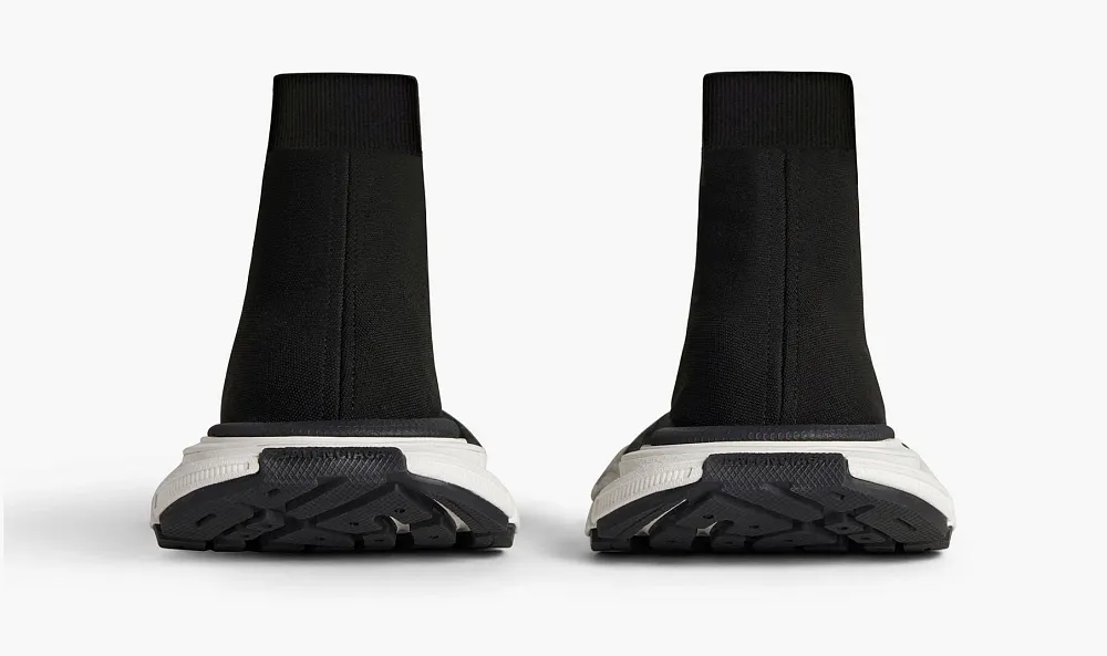 Balenciaga 3XL Sock Sneakers Black Recycled Knit