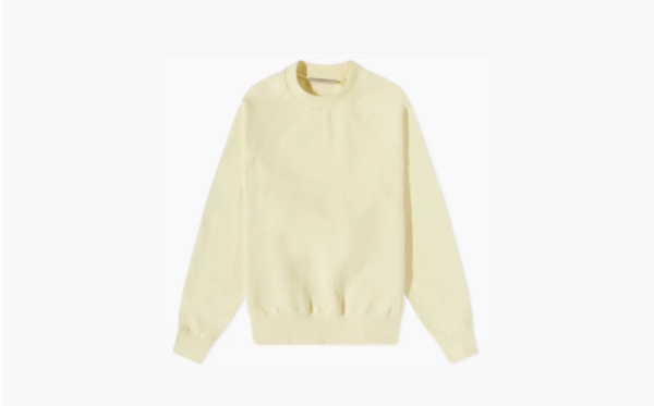 Fear Of God Essentials Logo Crew Neck Canary 
