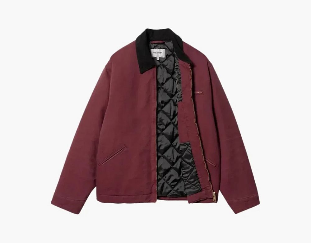 Carhartt WIP Detroit Jacket Burgundy