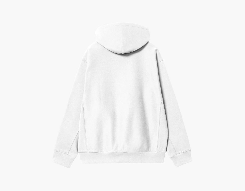 Carhartt WIP American Script Hoodie White