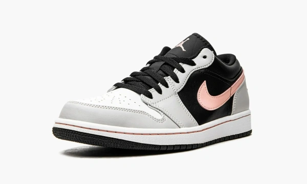 Air Jordan 1 Low Black Grey Pink 