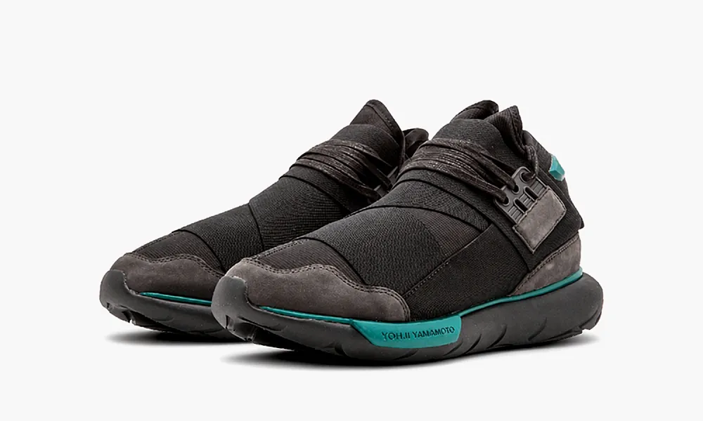 Y-3 Qasa High Charcoal Black