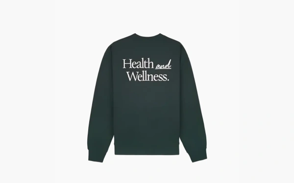 SPORTY & RICH Sweatshirt Mens Green  SPORTY & RICH Sweatshirt Mens Green
