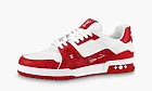 Louis Vuitton Trainer Signature Red White