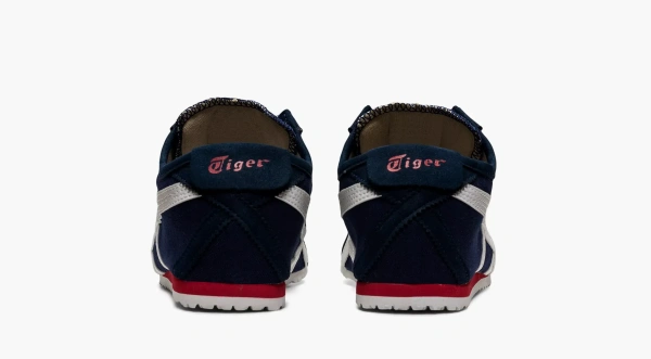 Asics Onitsuka Tiger Mexico 66 Slip-On Navy Red 