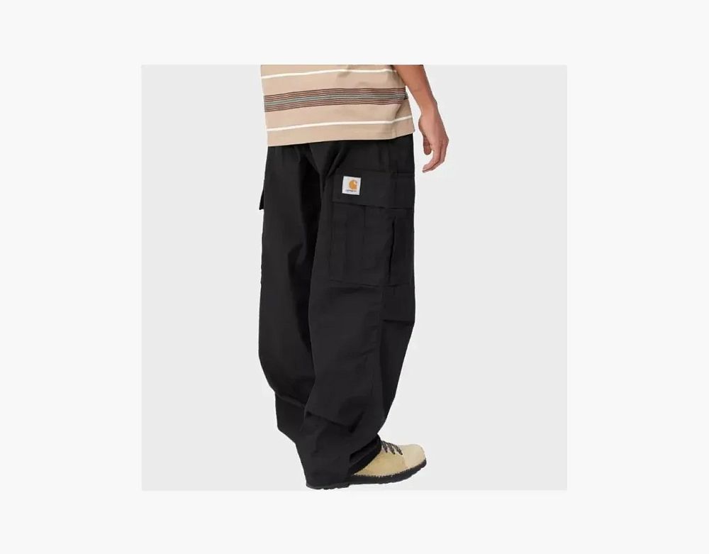 Carhartt WIP Cargo Pants Black Single Knee