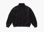 Supreme Patchwork Velour Track Jacket  "Black" 