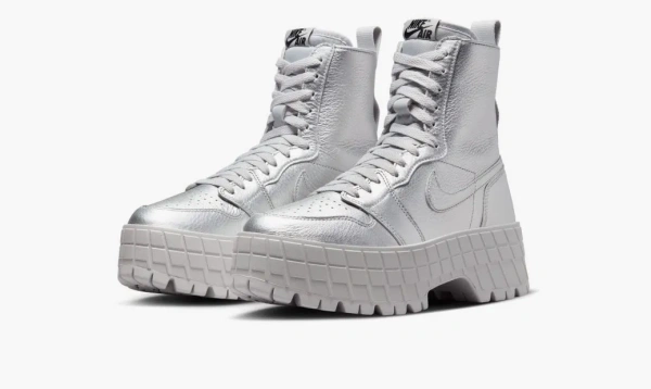 Air Jordan 1 High Brooklyn WMNS Metallic Silver 
