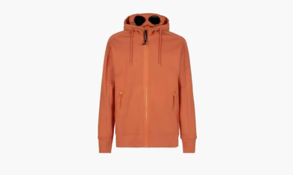 C.P. Company Zipped Hoodie Orange 