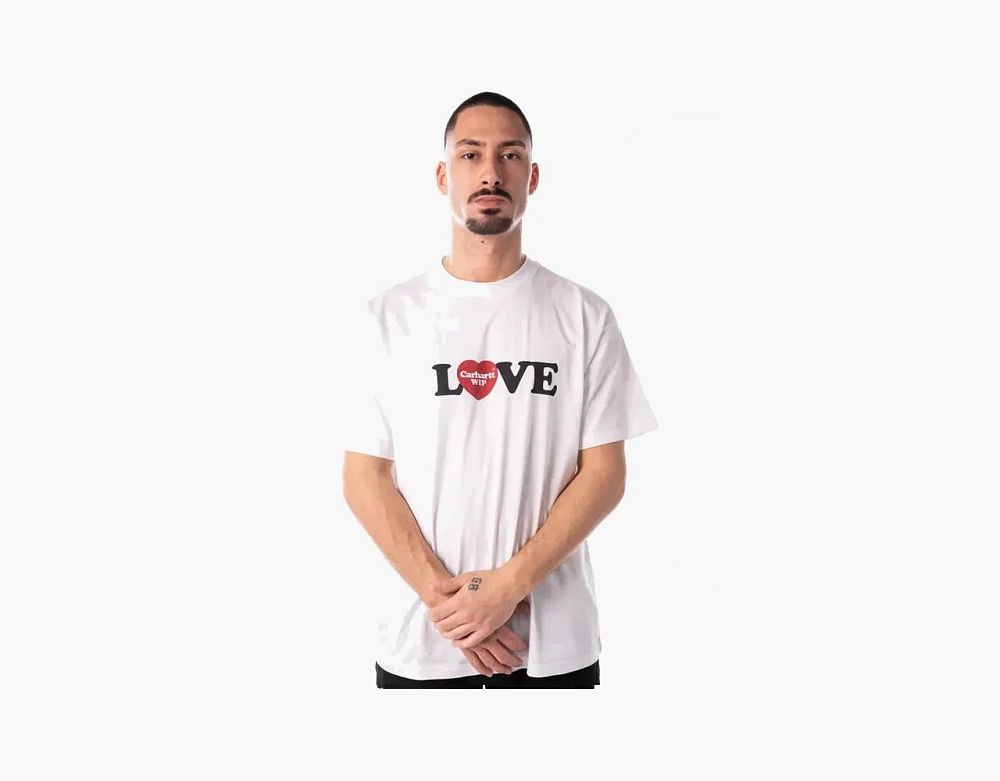Carhartt WIP Love Heart Print T-Shirt White