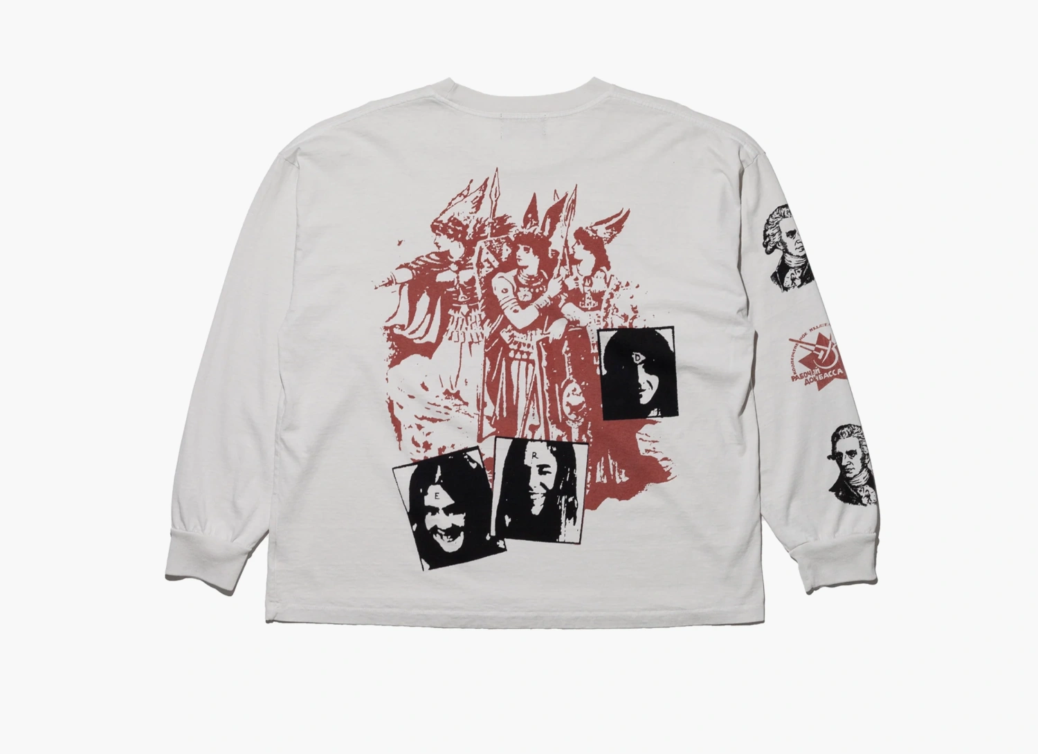 Enfants Riches Déprimés Living Altar Long-Sleeve T-Shirt Faded White 