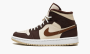 фото Air Jordan 1 Mid SE WMNS "Brown Basalt Fleece" (Air Jordan 1)-DO6699 200