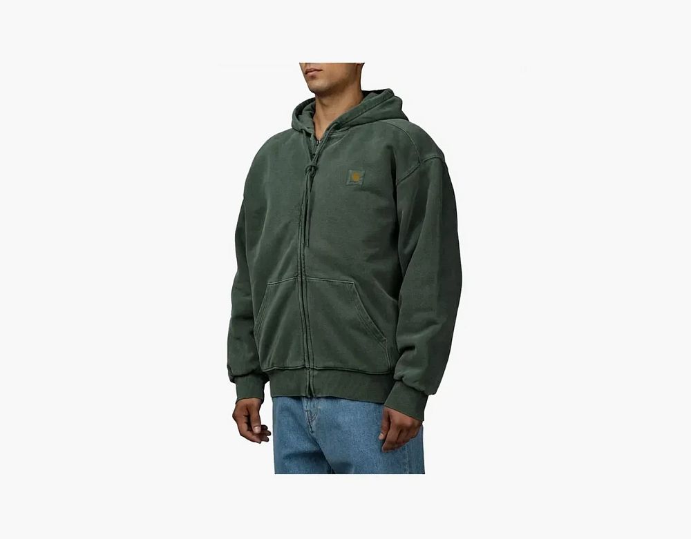 Carhartt WIP Hooded Zip Sweatshirt Green