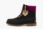 Timberland Heritage 6 Inch Waterproof Boots WMNS Black Nubuck With Pink 