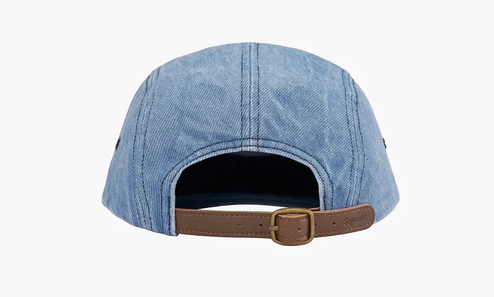 Supreme Washed Chino Twill Camp Cap  Denim