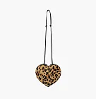 Alaia Le Coeur Сrossbody Bag Leopard