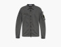 Stone Island Overshirt with Zip Fastening "Charcoal Grey" 