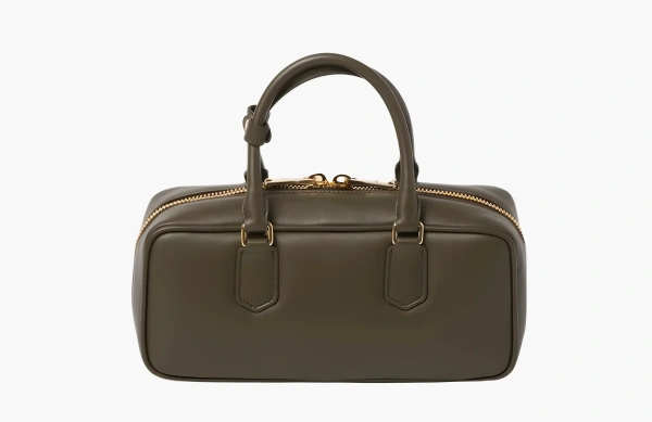 Miu Miu Arcadie Leather Bag Military Green 