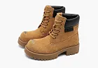 Mason Prince Classic Anti Leather Martin Boots Beige