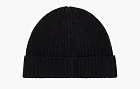  Stone Island Ribbed Beanie Black