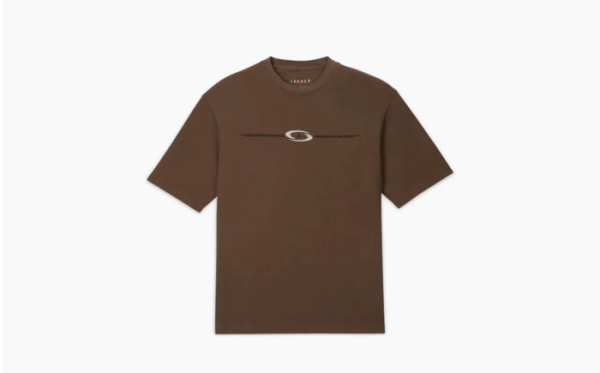 Jordan x Travis Scott T-shirt Men's Horsehair Brown Horsehair 