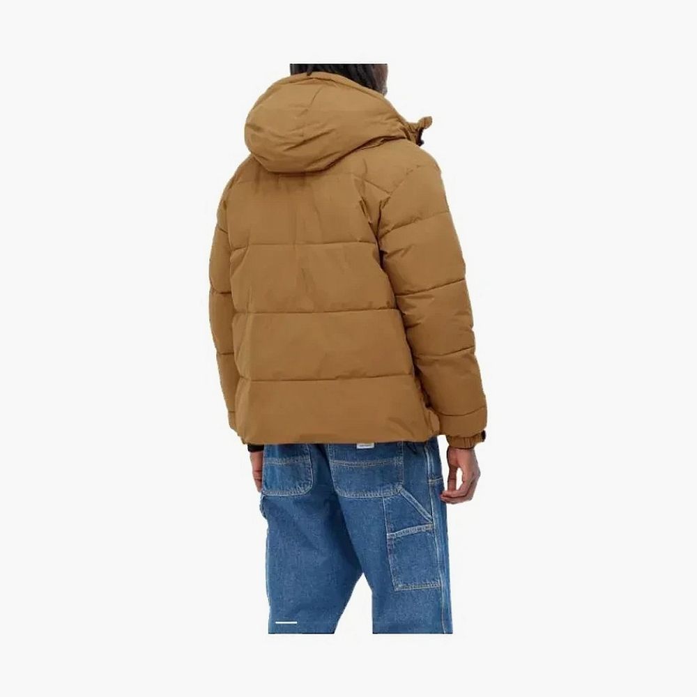 Carhartt WIP Hooded Down Puffer Jacket Brown