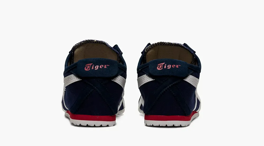 Asics Onitsuka Tiger Mexico 66 Slip-On Navy Red