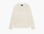 Stussy Embroidered V Neck Logo Sweater "Natural" 