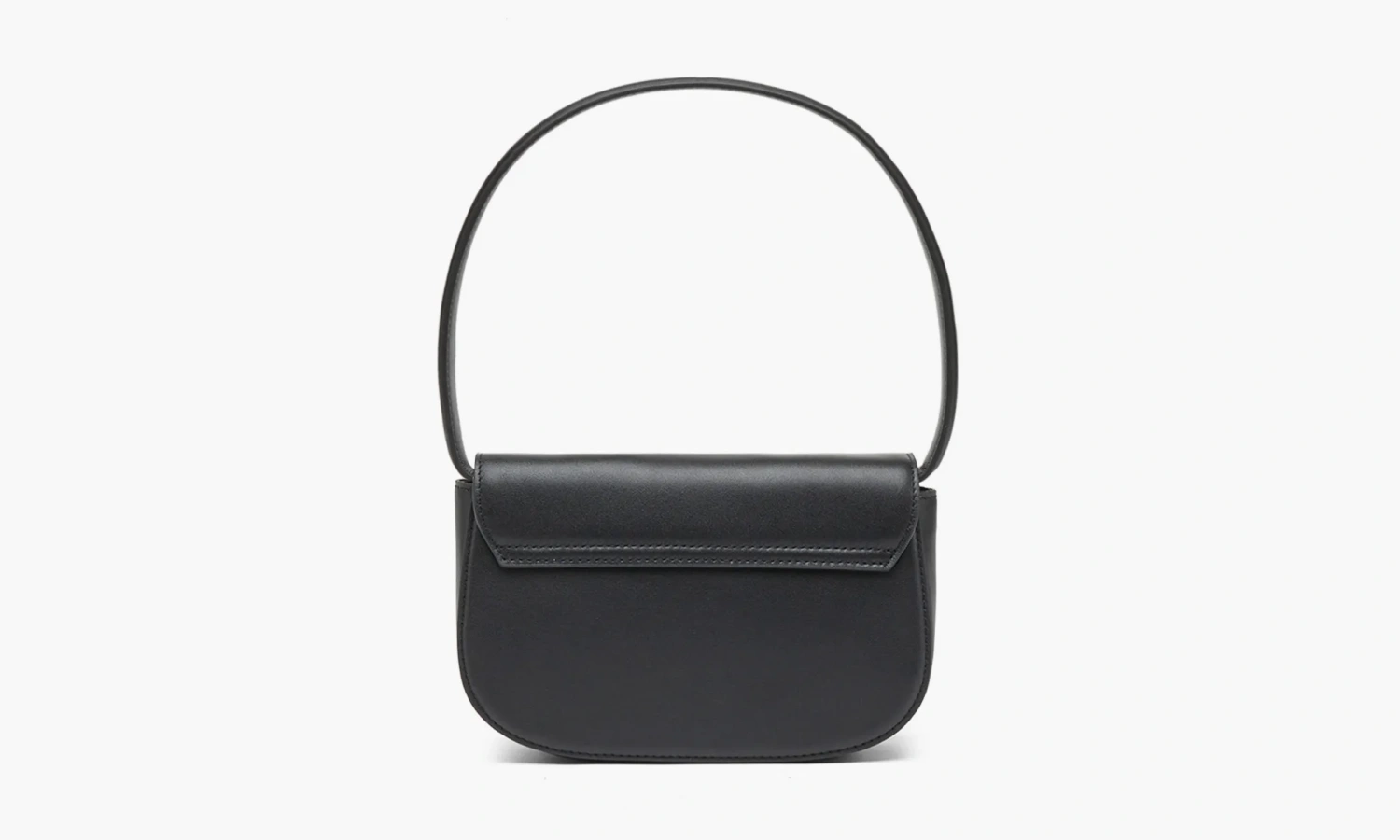 Diesel 1DR Shoulder Bag Nappa Leather Black 