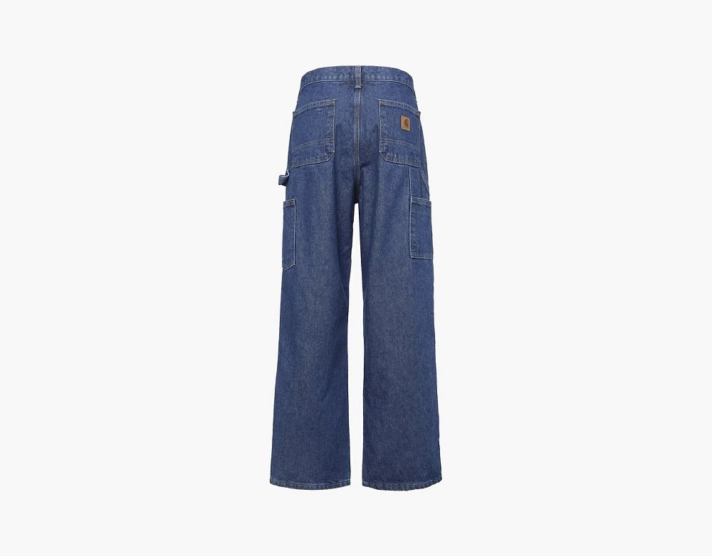 Carhartt Wide Leg Carpenter Jeans Dark Blue